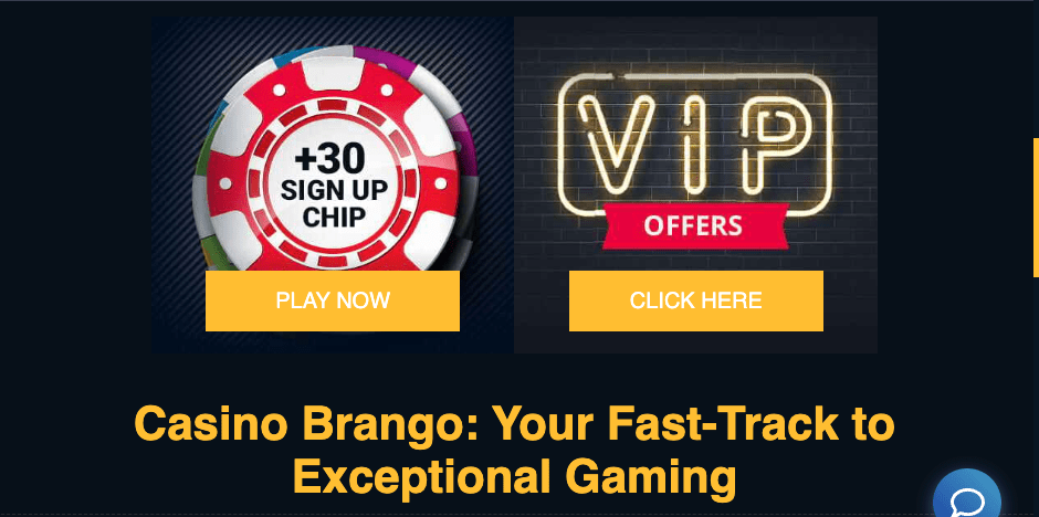 Brango Casino offers desktop